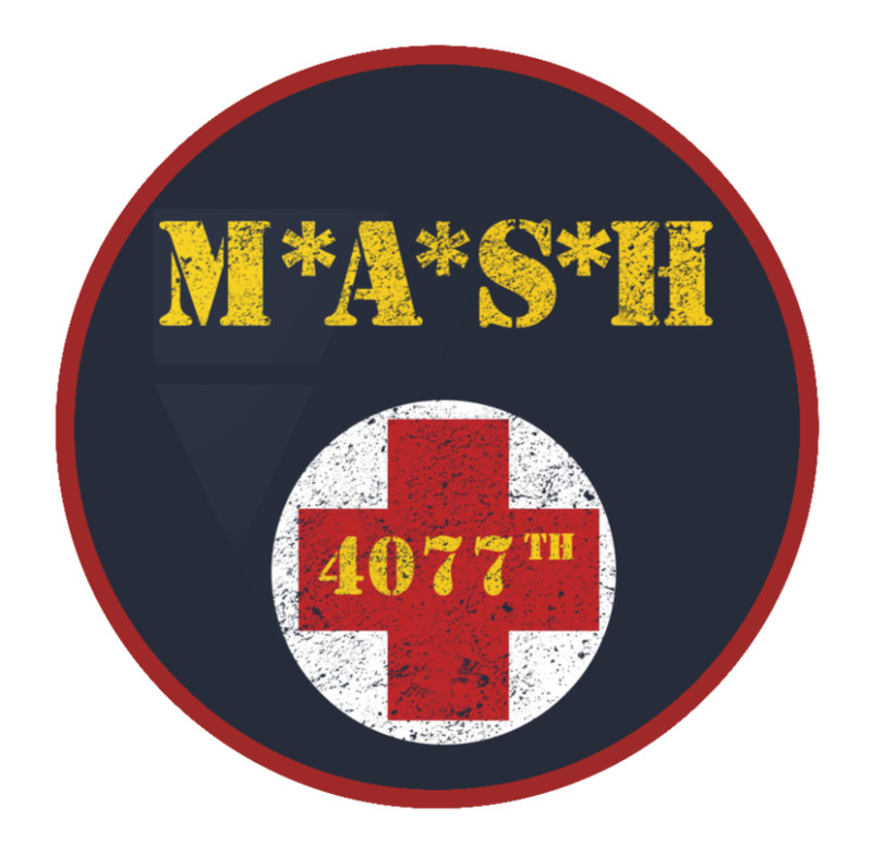 MASH 4077th (Vintage) – 4″ Vinyl Decal Car Truck Cooler Laptop Bar Grill Smoker