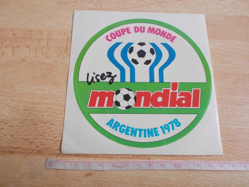 Sticker Soccer – Cup Of World Argentina 1978 – Please Read World