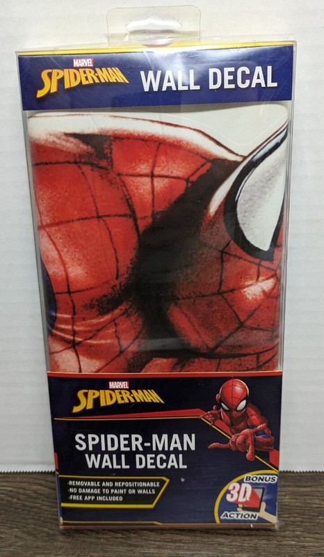Wall Palz Marvel Spiderman Wall Decal 3D Removable Wall Art 21″ X 30″ NEW
