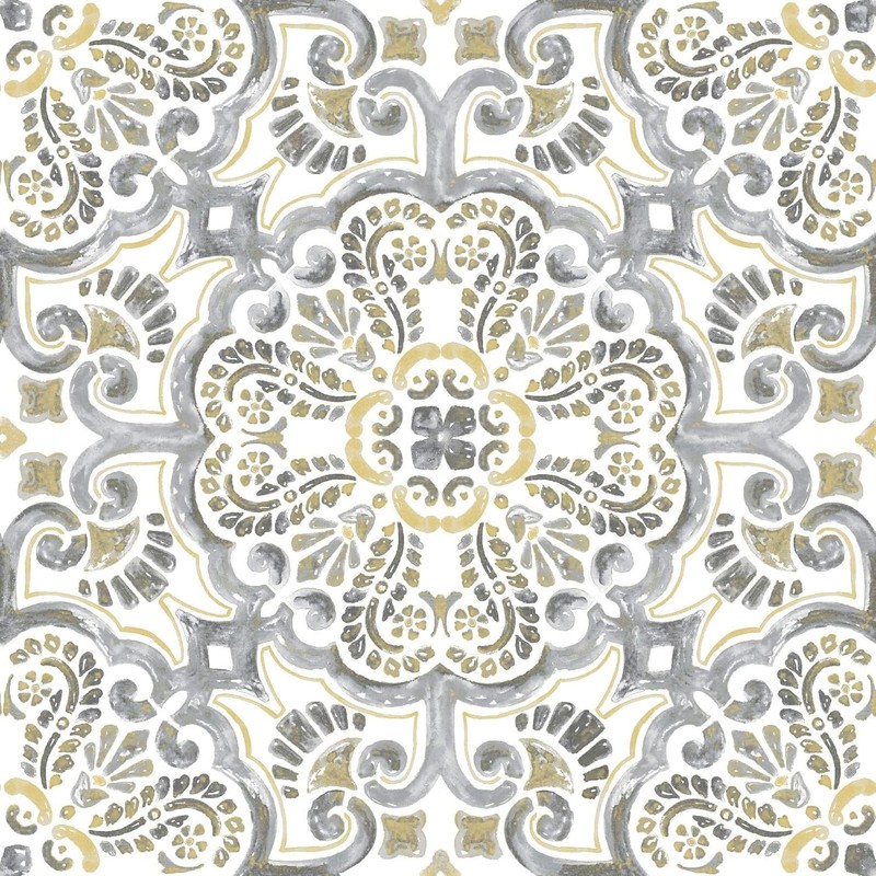 Multicolor Peel & Stick Floor Tiles Antico Decals Stickers FP2947