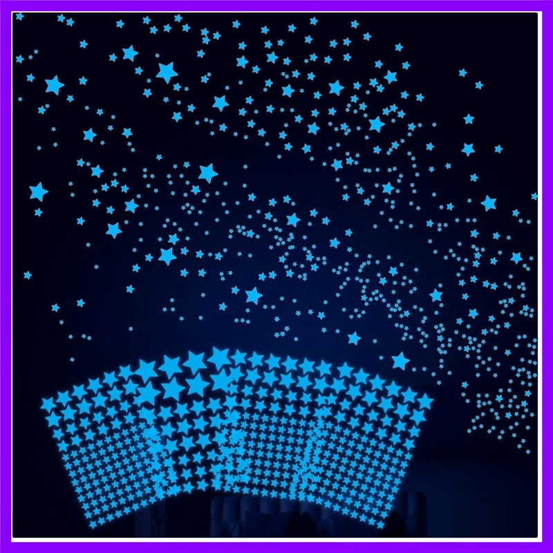 421Pcs Glow in The Dark Stars Ceiling Stars Glow in Dark Space Planet Univers…