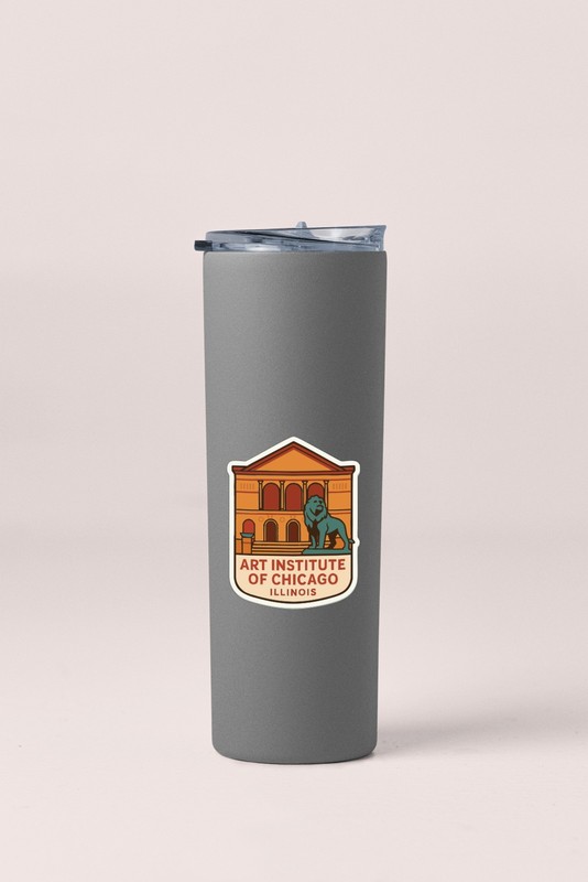 Art Institute of Chicago Illinois Sticker Decal Vinyl Die-Cut Symbolic Landmark gallery