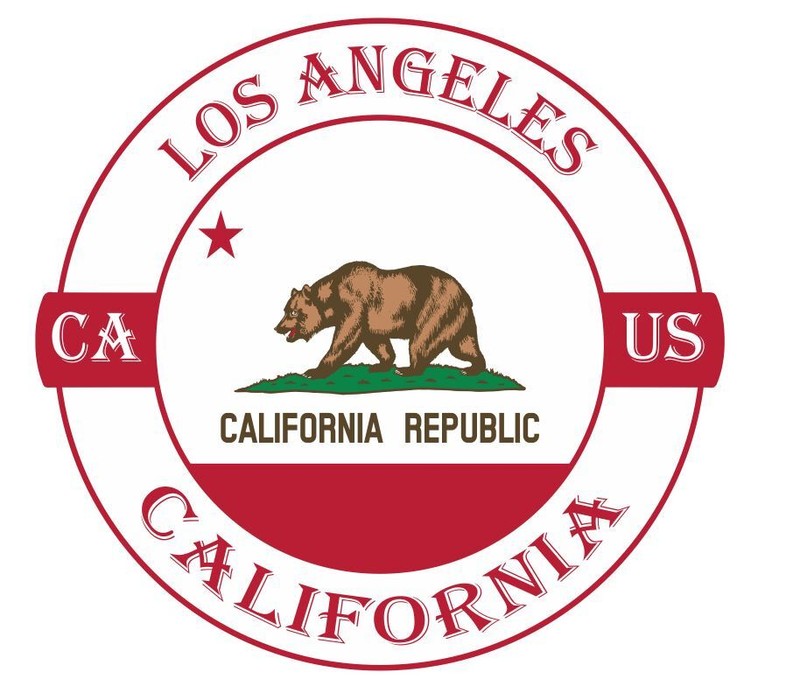 Los Angeles California Sticker Decal A729