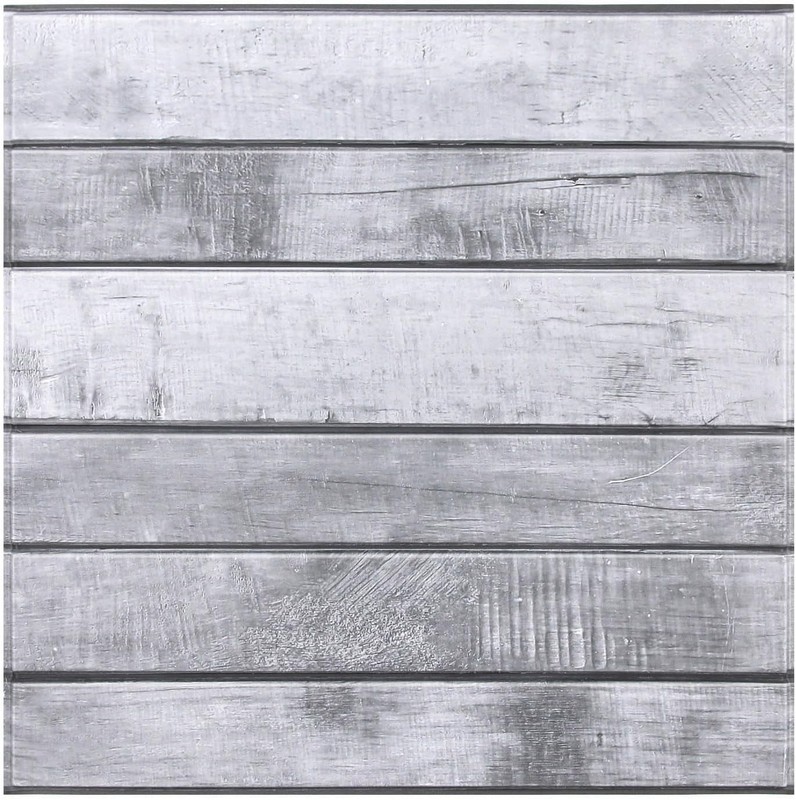 3D Faux Wood Wall Panels, Wood Shiplap Peel and Stick Wall Panels,10 Pcs of 12″X