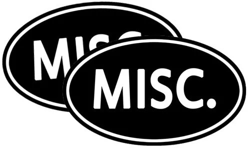 MISC Ammo Can Label Stickers Decal Ammunition (2 pack)