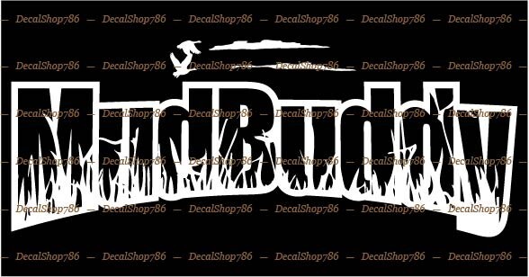 MudBuddy Boats -Outdoor Sports- Car/SUV/Truck Vinyl Die-Cut Peel N’ Stick Decals