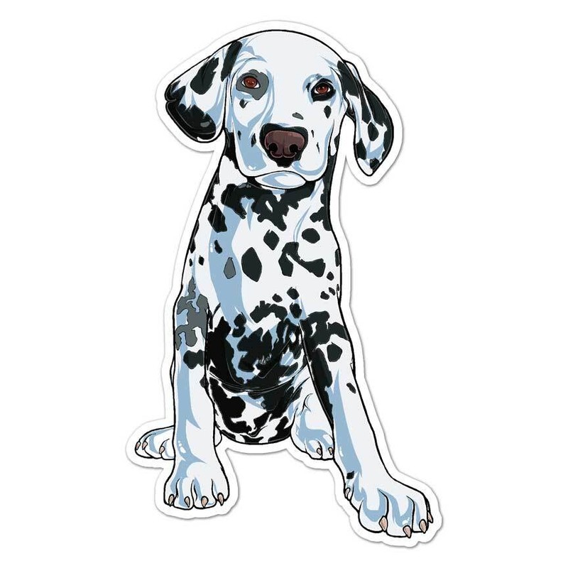 Dalmatian Puppy Dog, Vinyl Decal Sticker, Indoor Outdoor, 3 Sizes, #8127