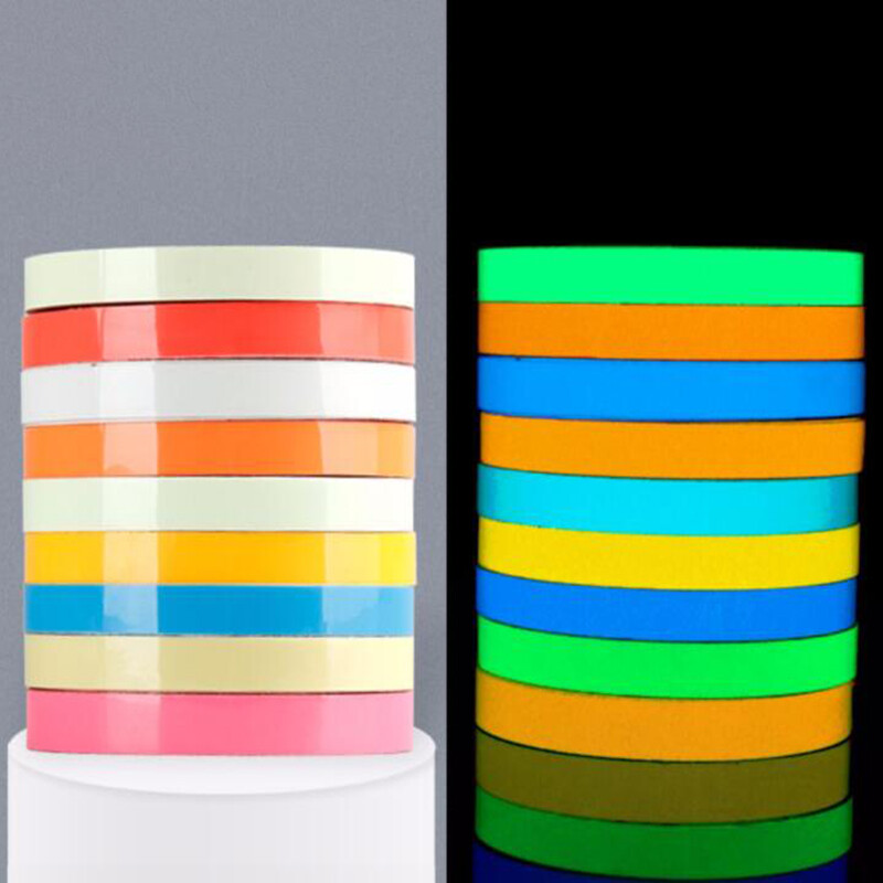 Glow In The Dark Sticky Tape Self Adhesive Luminous Safe Film Wall Sticker Roll gallery