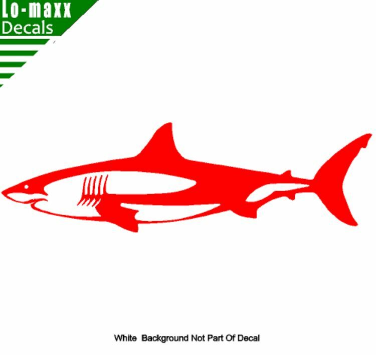 Shark Unique Custom Graphic Design Durable High Performance Die Cut Vinyl Decal gallery