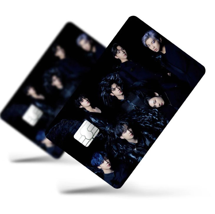 BTS Bangtan Boys Credit Card Skin Debit ATM Vinyl Sticker K-Pop Army Decal gallery