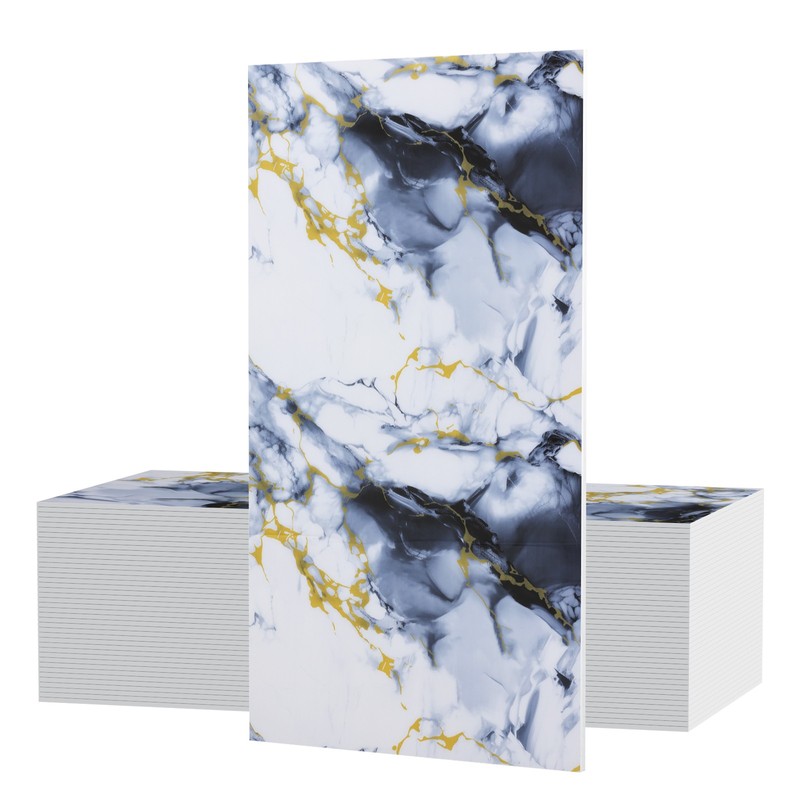 60x/120x Waterproof Self-Adhesive Marble Wall Stickers 23.6in Kitchen Decor DIY gallery