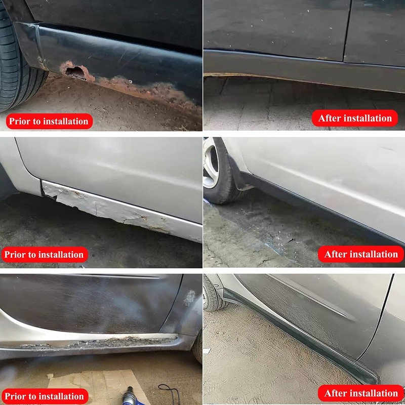 8.2ft Side Skirts For Cars Universal Rubber Anti Scratch Edge Guards Protector gallery