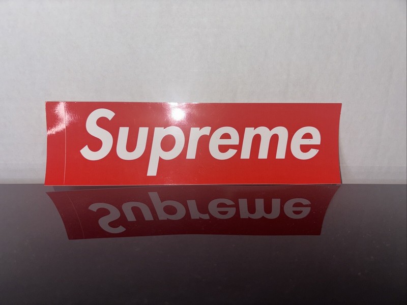 Supreme Sticker Box Logo RARE authentic limited edition supreme accessory