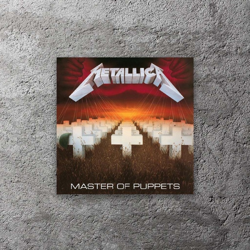 Metallica Master of Puppets Vinyl Sticker 3″ Wide – Includes Two Stickers