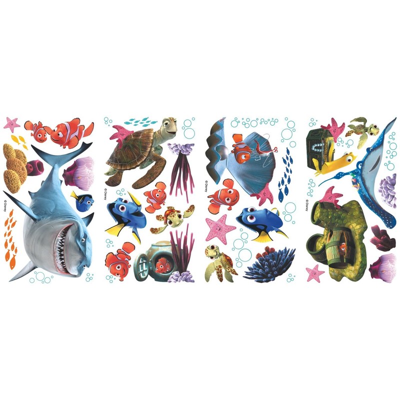 Disney Pixar Finding Nemo Peel and Stick Wall Decals , RMK2059SCS