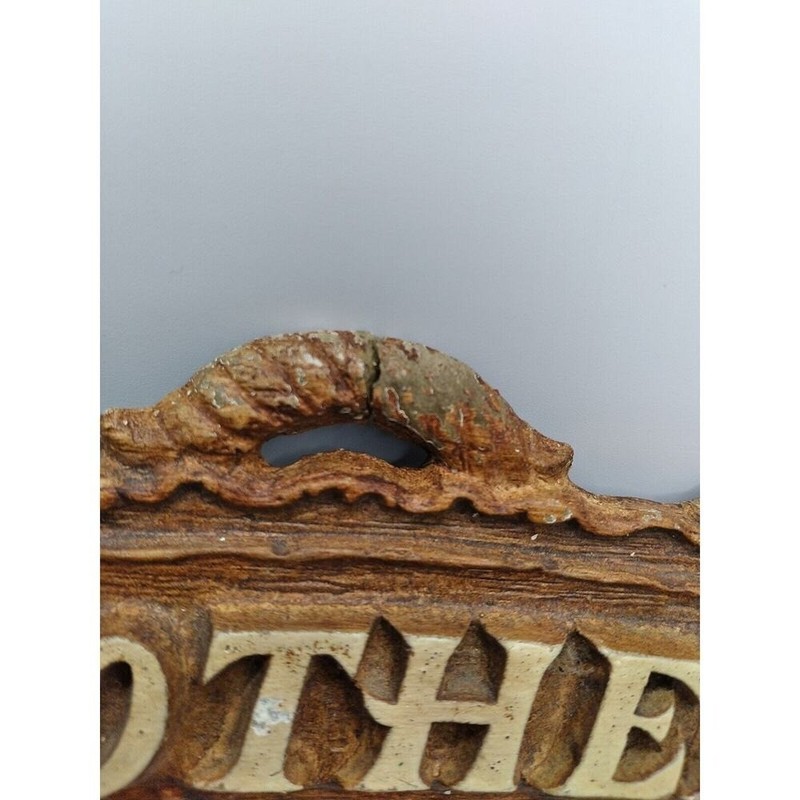 Vintage Faux Wood Resin Ceramic ?Mother Wall Plaque Vintage gallery