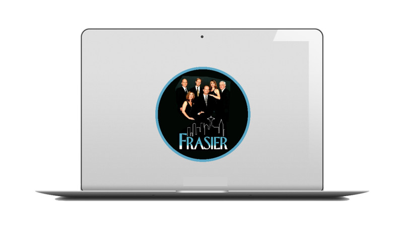 Frasier - 4" Vinyl Decal Handcrafted Laptop Decor Vehicle Cooler Tumbler Journal gallery
