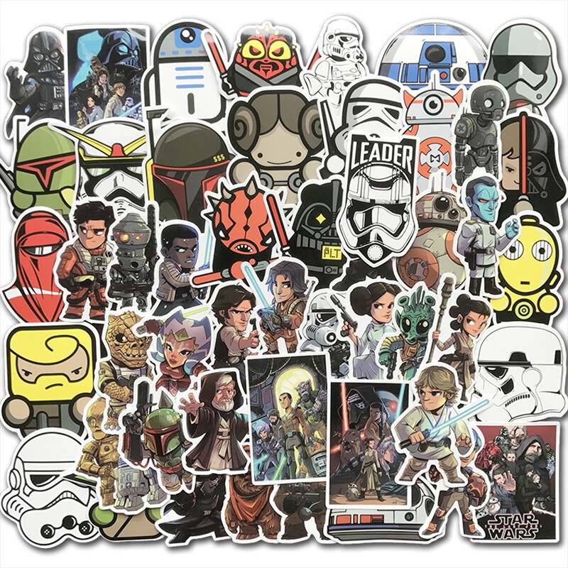 100Pcs Star Wars Stickers Bomb Laptop Car Skateboard Luggage Graffiti Decals Lot gallery