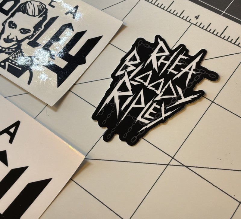 Rhea Ripley Stickers 3 Total Glossy Vinyl Stickers gallery