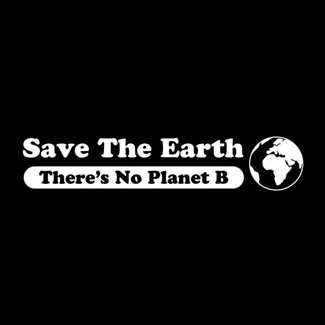 Save The Earth – There’s No Planet B Vinyl Sticker Decal – Environment Car