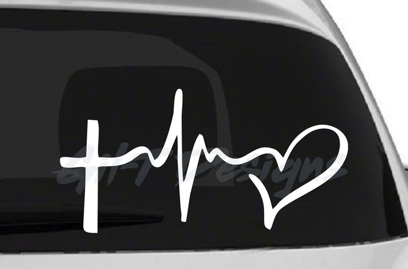 Faith Hope Love #1 Vinyl Decal Sticker, God, Jesus, Christian, Religious, Heaven