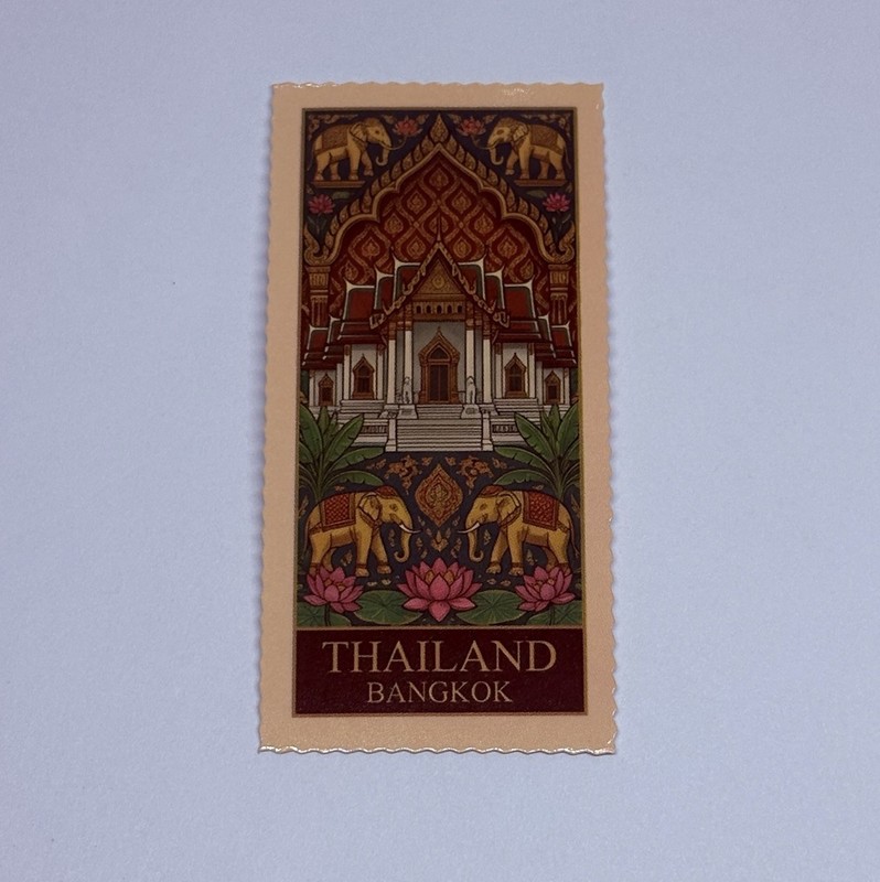 Bangkok Temple Sticker Thailand Travel Art Decal Vinyl Country Souvenir Tc9
