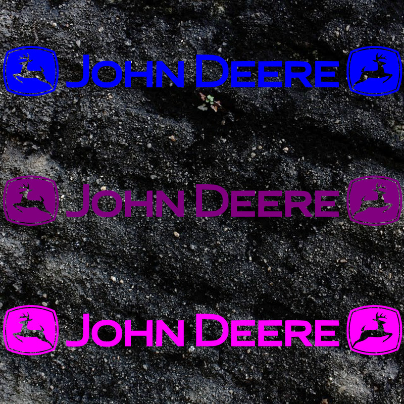 John Deere Logo Sun strip AgriSpec Vinyl Sticker Decal gallery