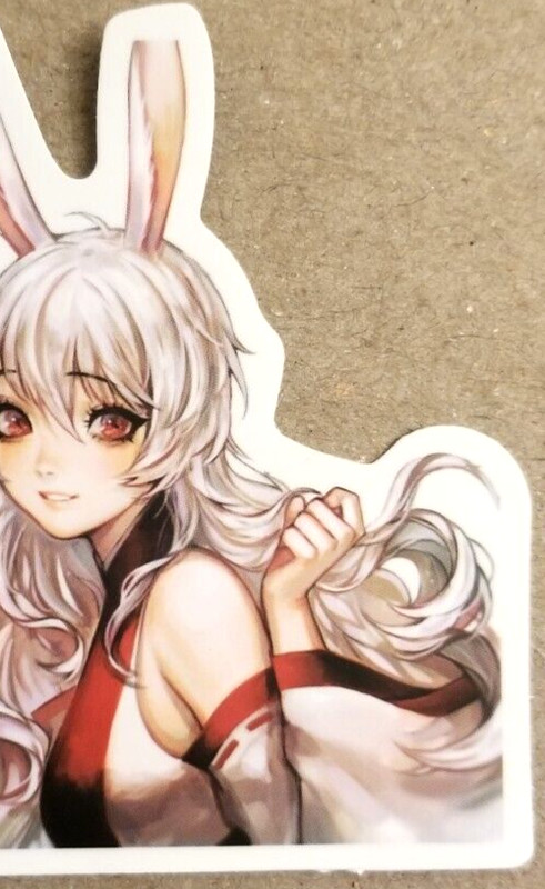 Bunny Girl Sticker Waifu Bunnygirl Rabbit Halloween Anime Manga Pin Up Pinup UwU gallery