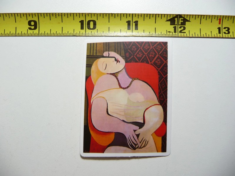 PICASSO THE DREAM SMALL STICKER DECAL PAINTING ARTWORK MUSEUM ART FUNNY