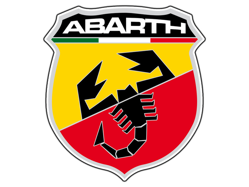 #0584 Abarth Logo #1 Sticker Brand Waterproof Vinyl Decal Die-Cut Car Laptop
