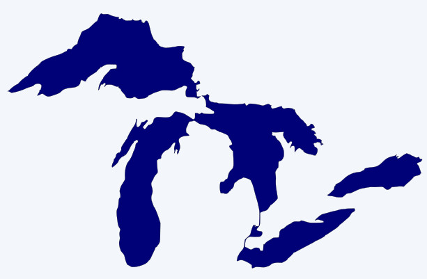 Michigan Great Lakes Vinyl Decal Sticker - You choose color and size gallery