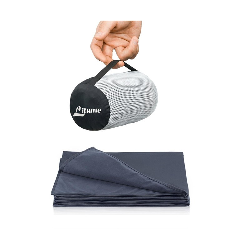 Litume Travel Blanket Lightweight and Breathable, 67 x 48 in Soft A... Fast Ship