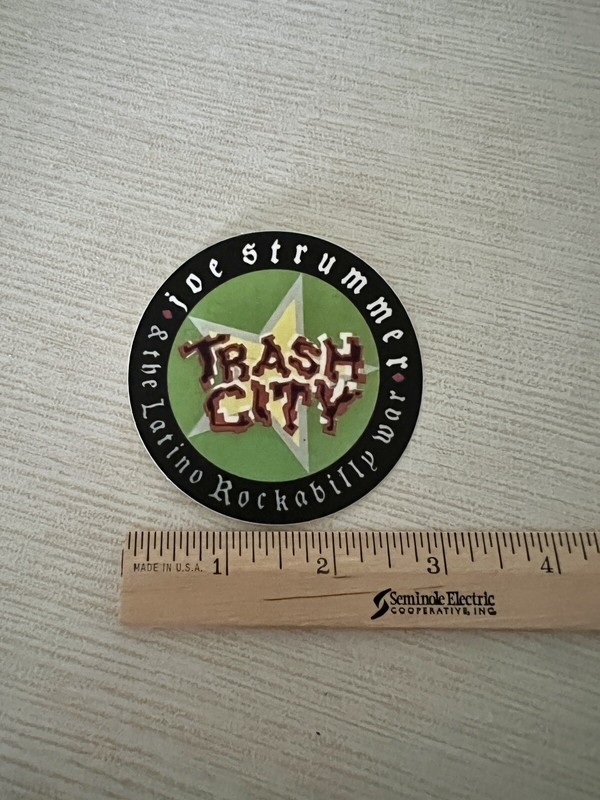 TRASH CITY 3” Sticker Joe Strummer The Clash Punk Rock NEW gallery