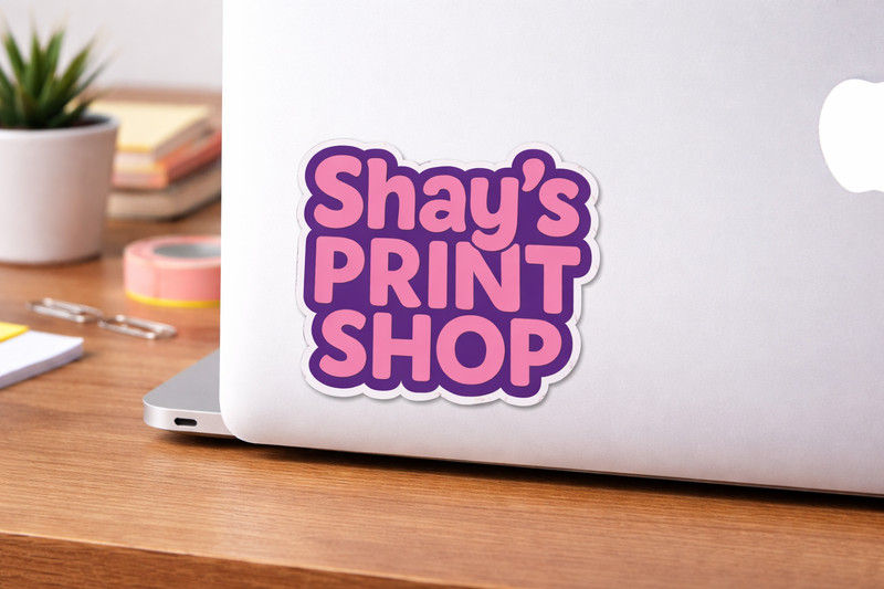 Custom Die Cut Stickers | Glossy Vinyl | Any Logo | 2”-5” (10, 25, 50pcs) gallery
