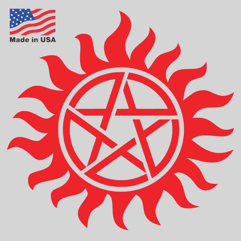 Supernatural Decal – Many colors available – Free Shipping