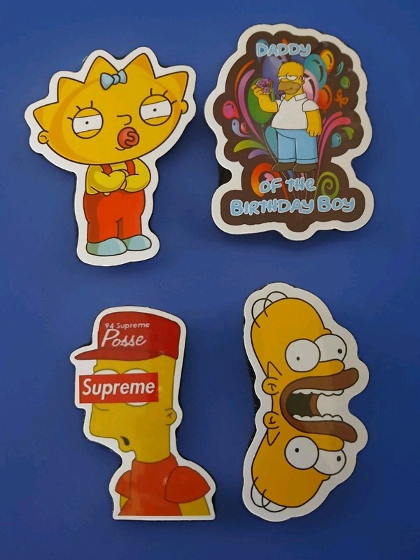 The Simpsons Stickers Homer Bart Lisa Cartoon Decal Stickers