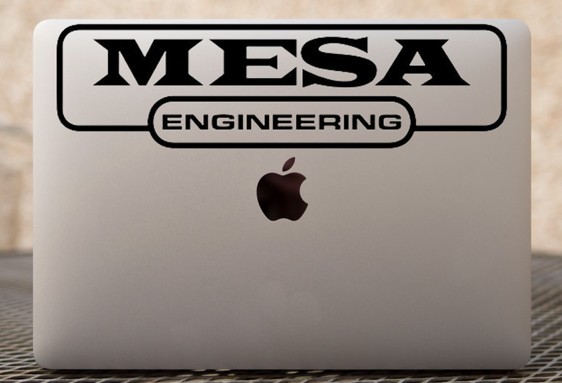 Mesa Boogie Guitar Logo Decal- Amplifier Sticker- Music Decal- Band Vinyl Decal