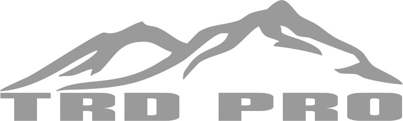 PRO Tacoma Tundra Runner 4x4 Vinyl Decal Stickers 4 Pack 17 Colors/ 5 Sizes gallery