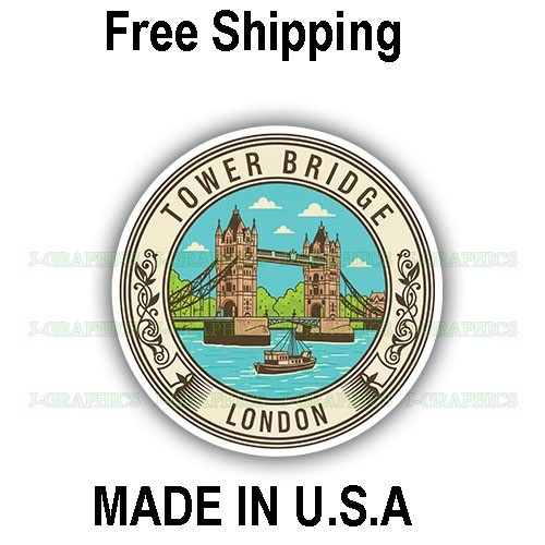 Tower Bridge London Vinyl Decal Sticker B