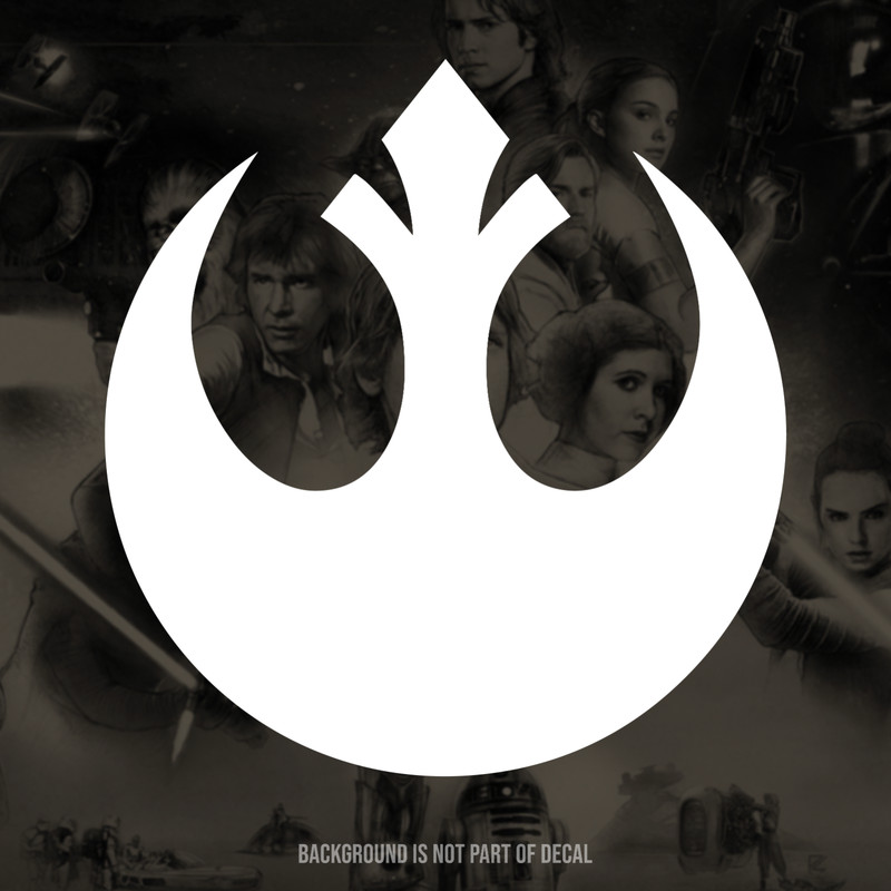 Star Wars Rebel Alliance Vinyl Decal Sticker