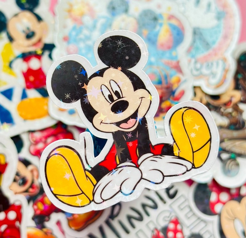 Cute Mickey Mouse Stickers Pack – Cartoon Vinyl Waterproof Decals for Kids gallery