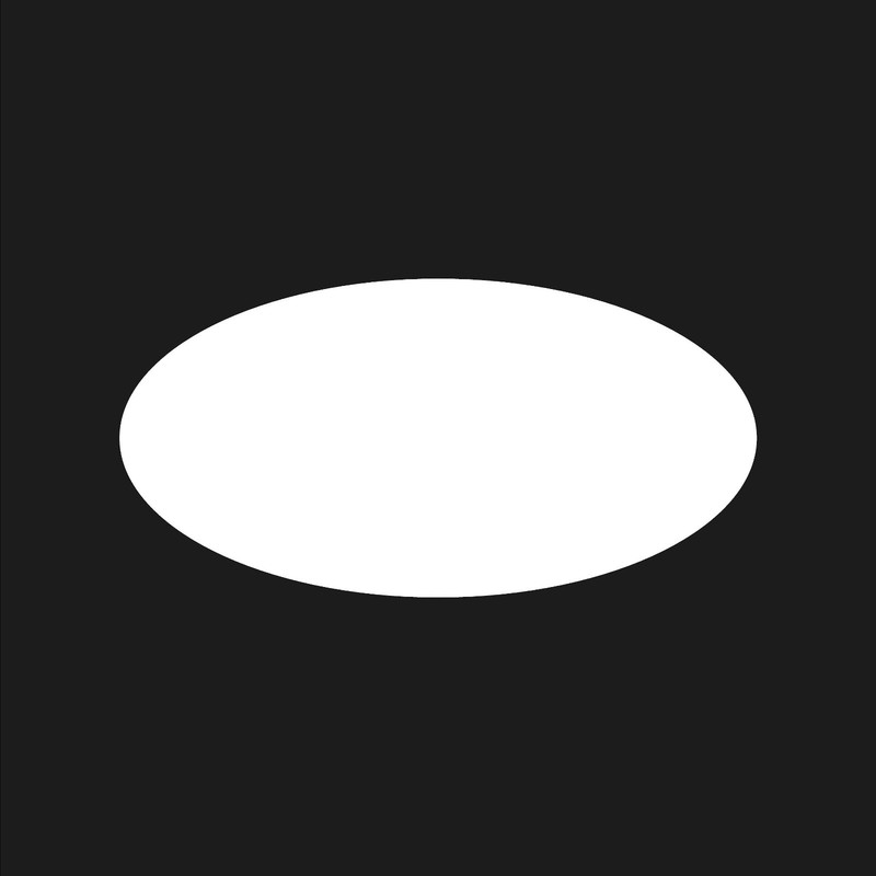 Oval Shape Vinyl Decal 2:1 RATIO Car Window Ellipse Shape Sticker