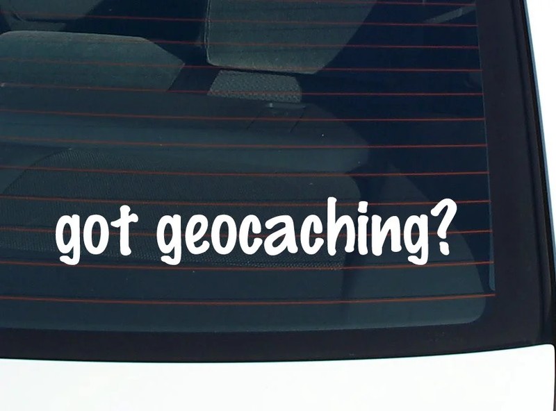 got geocaching? CAR DECAL BUMPER STICKER VINYL FUNNY JOKE WINDOW