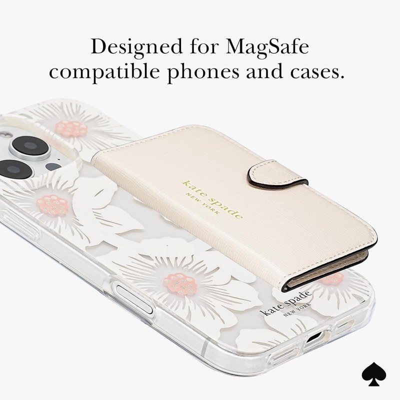Magnetic Phone Wallet Card Holder Cream kate spade new york Morgan Wallet Card gallery