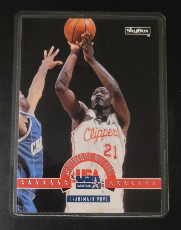 Dominique Wilkins Basketball Card HOF Fridge/Locker/Cabinet Laminated Magnet gallery
