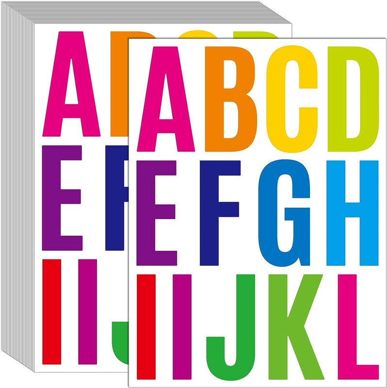 24 Sheets 2 Inch Self Adhesive Letters Stick on Vinyl Letters Capital Letter Sti gallery