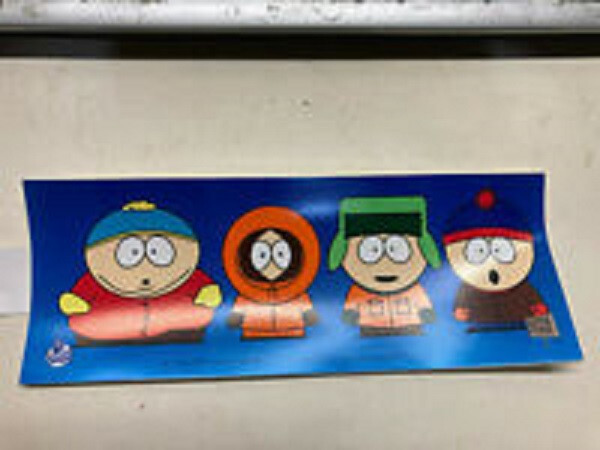 Lot of 5 NOS South Park Sticker 3″ X 8″ 1997 Comedy Central