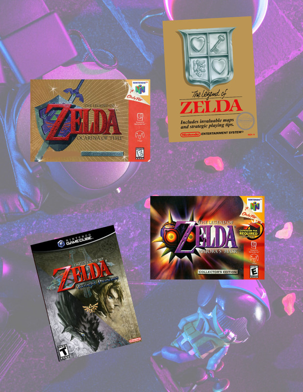 Zelda Video Games Retro Games 4pc Sticker Pack