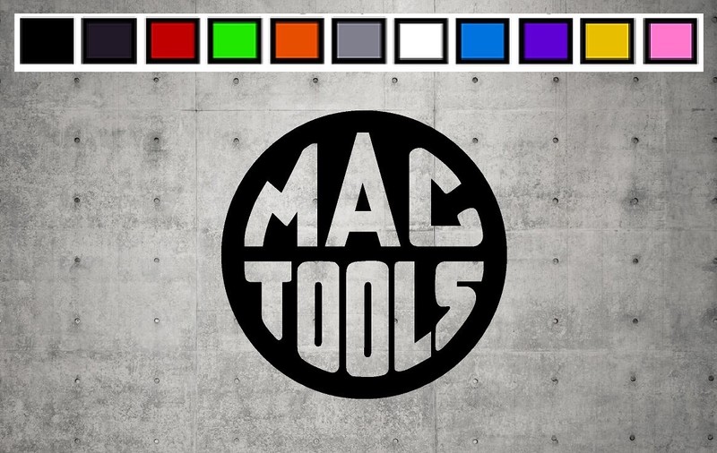 MAC TOOLS LOGO Vinyl Decal Sticker Emblem Car Truck Window 4″ 6″ 8″