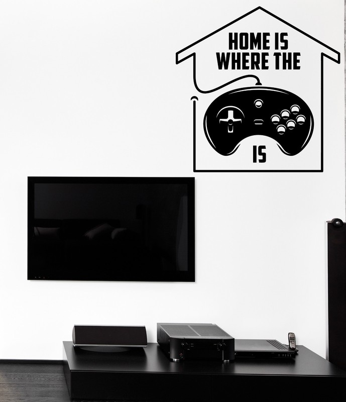 Wall Vinyl Decal Buttons Game Console Decor Games Room z4754